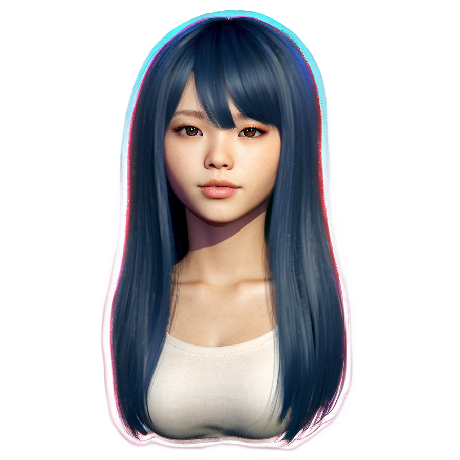 Gacha Hair Layered Png 06212024 PNG Image