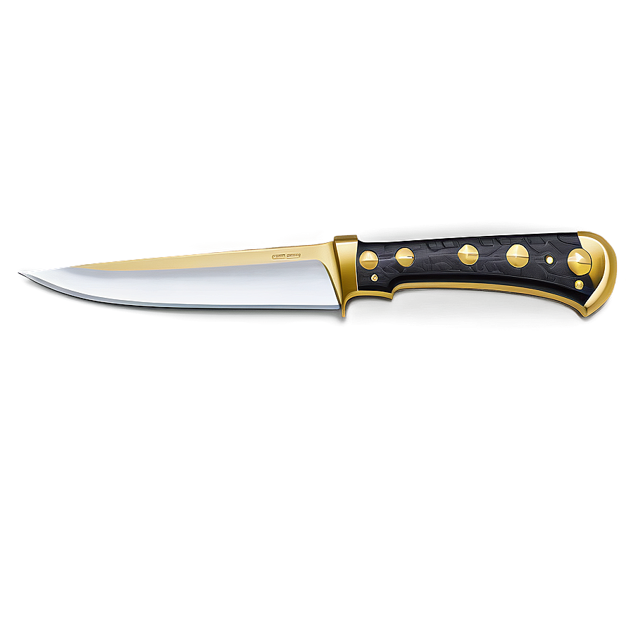 Gacha Knife In Gold Color Png Dct PNG Image