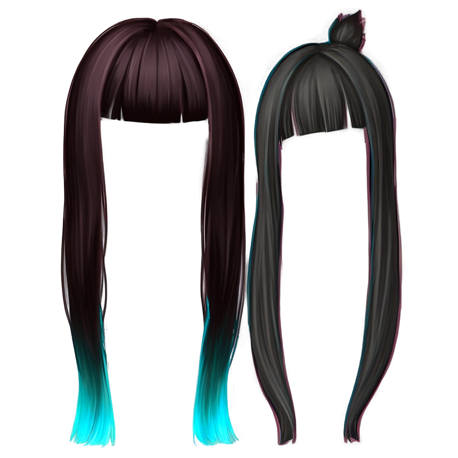 Gacha Life Hair Png Dep PNG Image