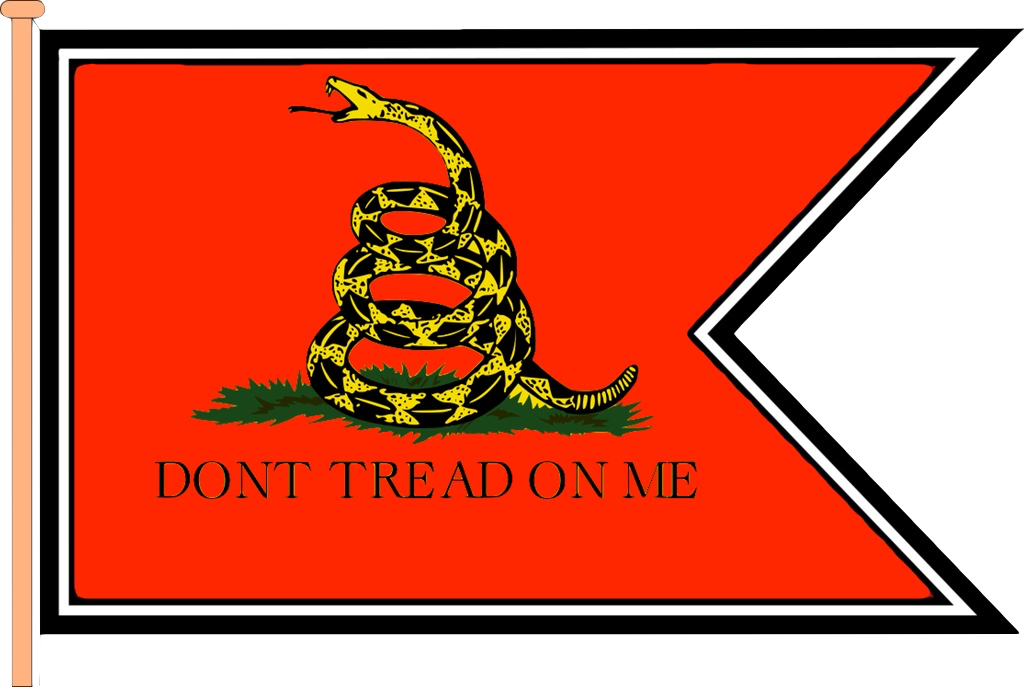 Gadsden_ Flag_ Design PNG Image