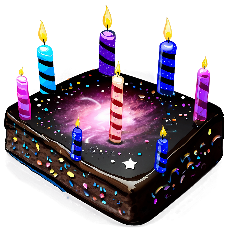 Galaxy Cake Png 9 PNG Image