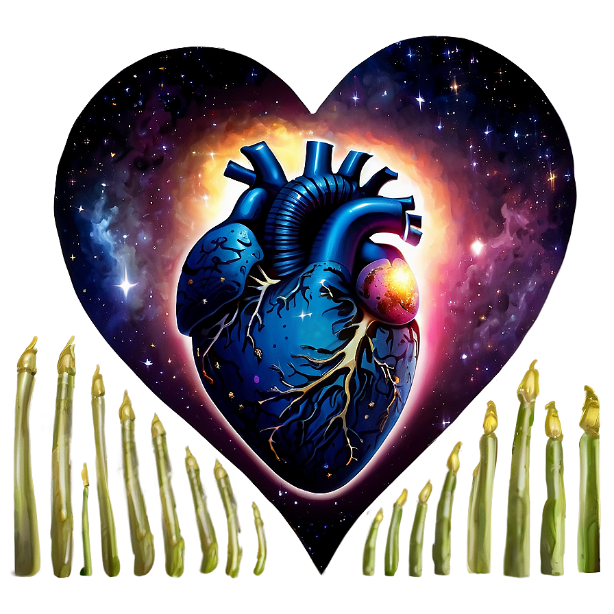 Galaxy Heart Clipart Cosmic Png Rng65 PNG Image