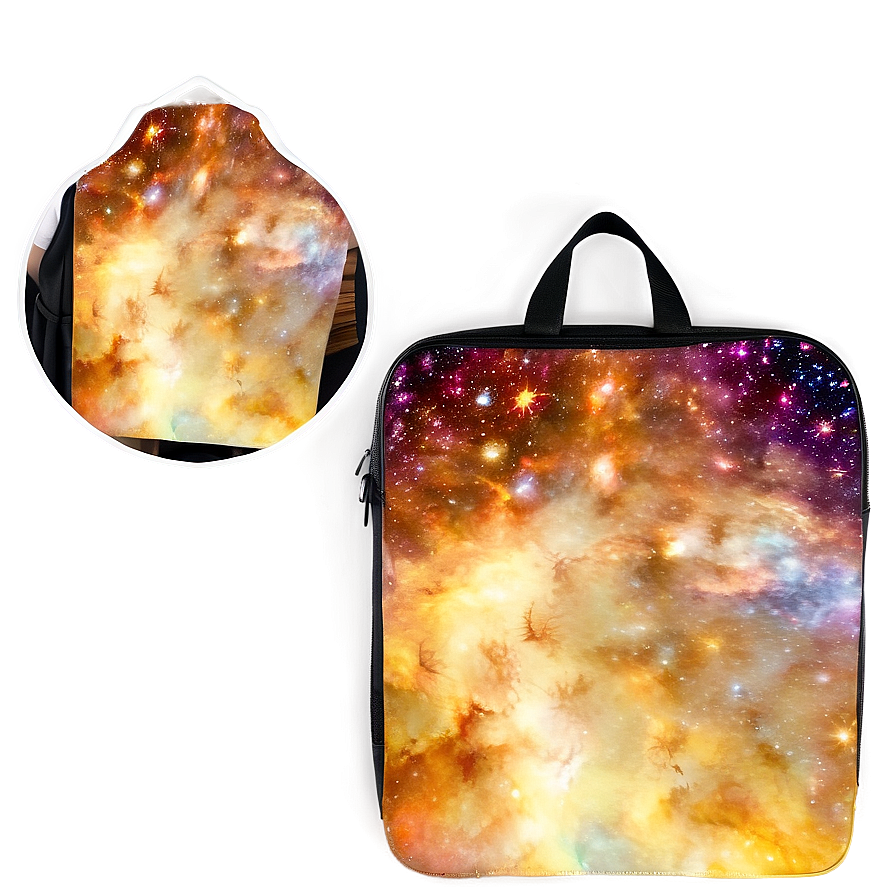 Galaxy Print Book Bag Space Png 10 PNG Image