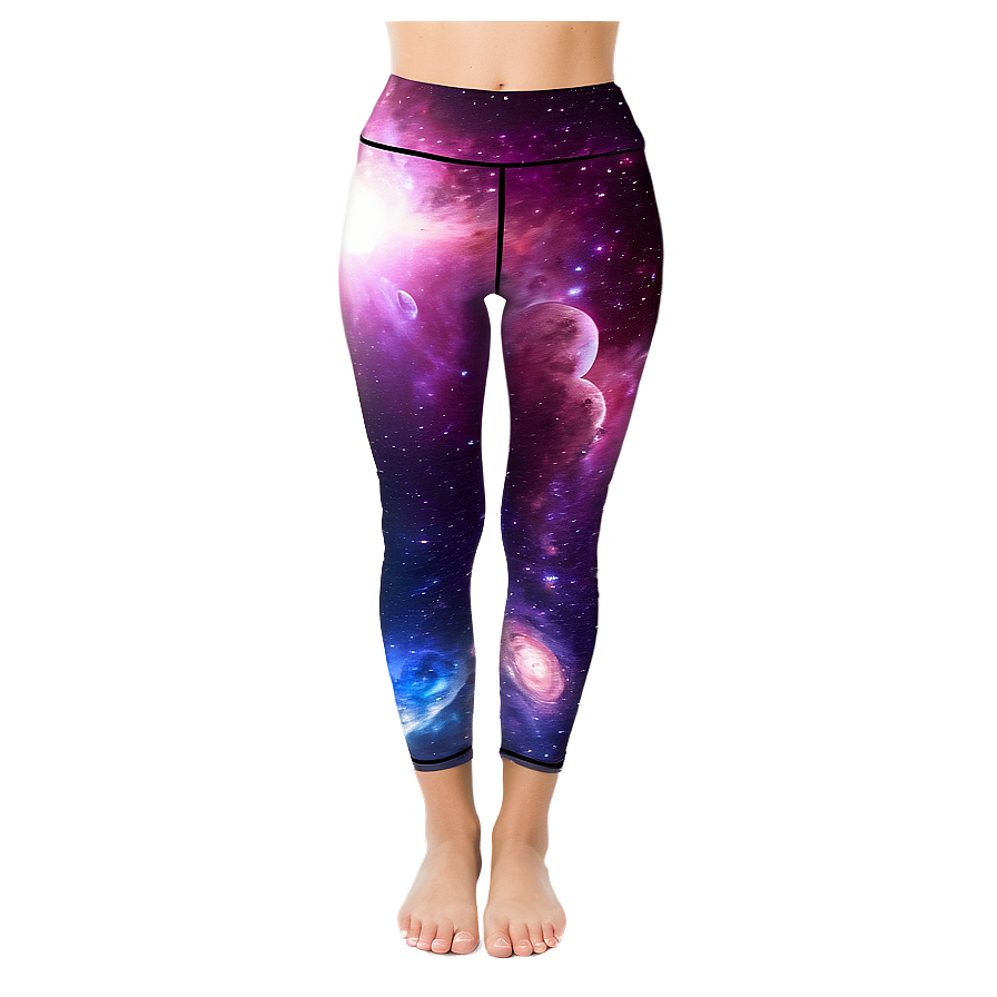 Galaxy Print Leggings Png 57 PNG Image