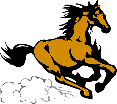 Galloping_ Horse_ Silhouette PNG Image