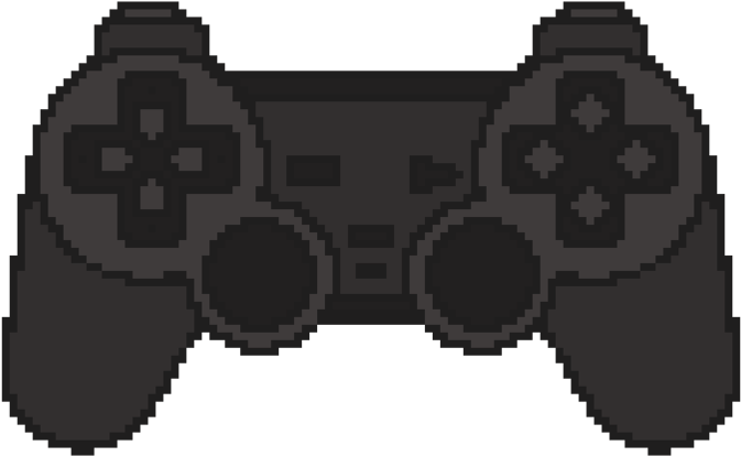 Game Controller Silhouette PNG Image