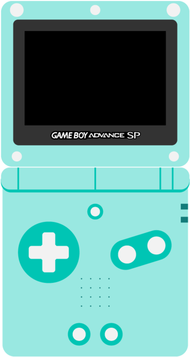 Gameboy Advance S P Vector Illustration PNG Image