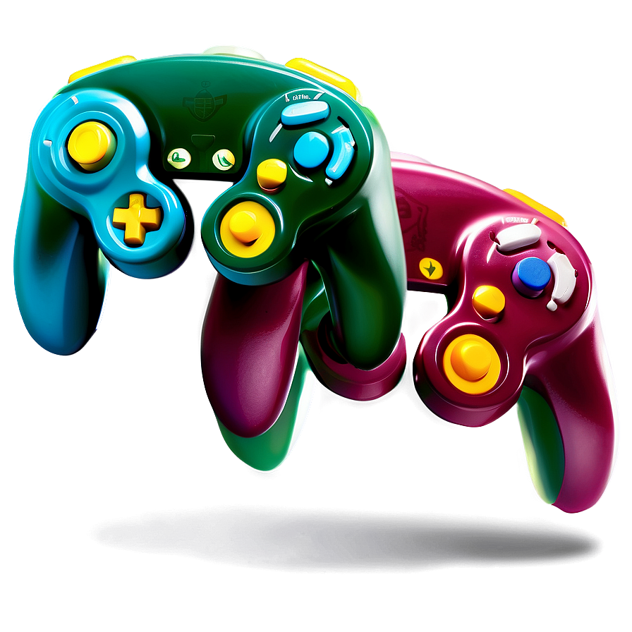 Gamecube Controller Color Variations Png Ocw PNG Image