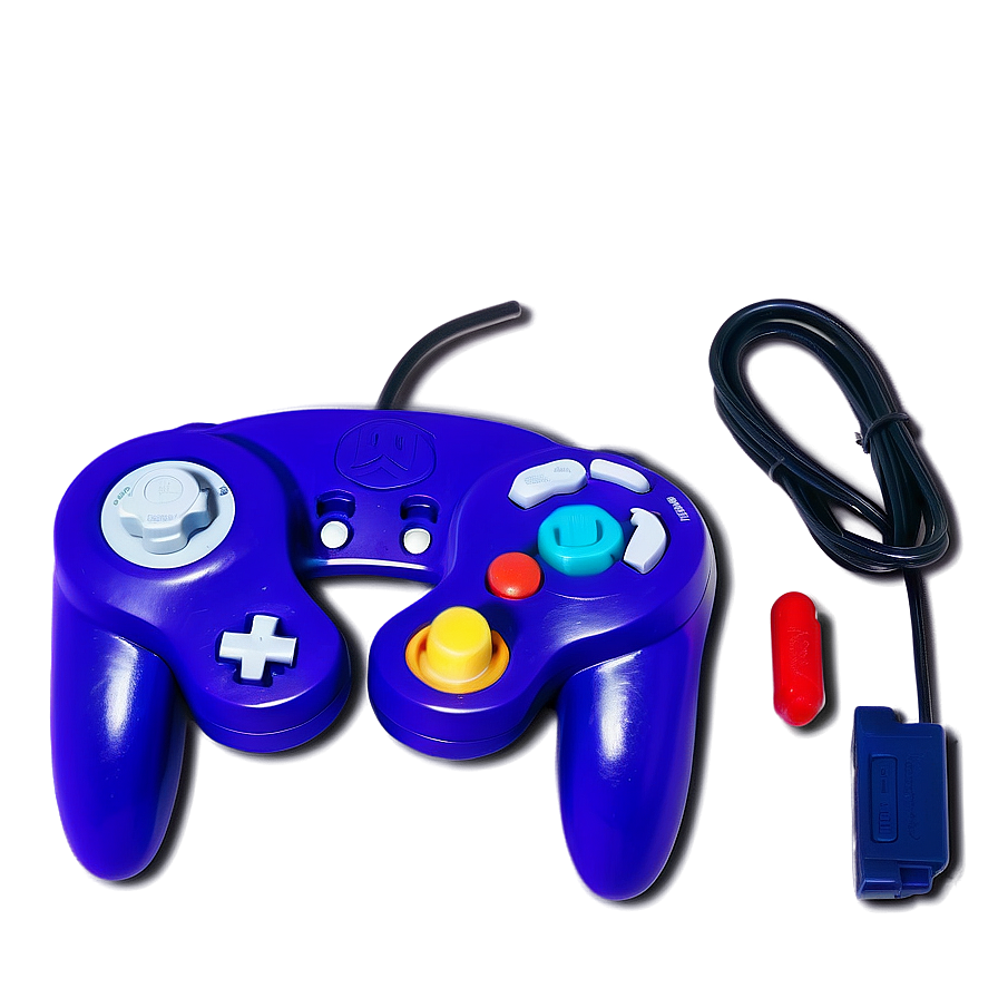 Gamecube Controller Official Accessories Png Bhd76 PNG Image