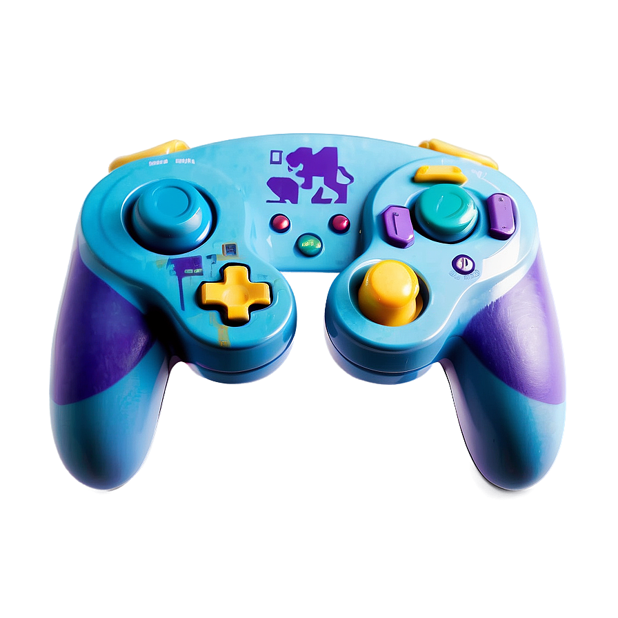 Gamecube Controller Themed Designs Png Heg PNG Image