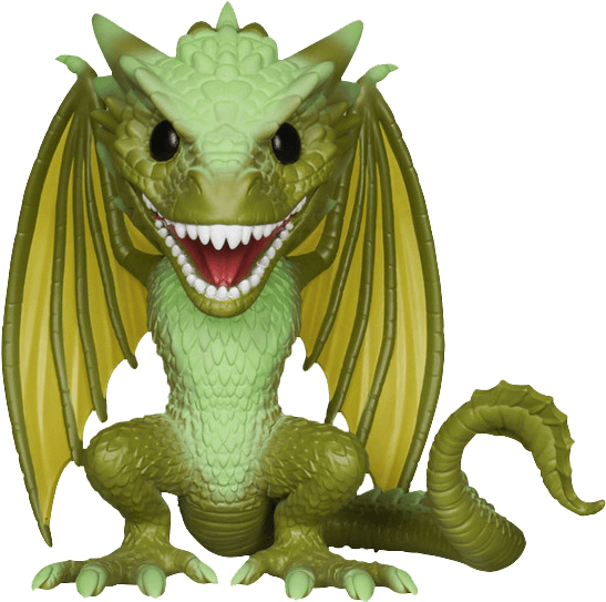 Gameof Thrones Green Dragon Figure PNG Image