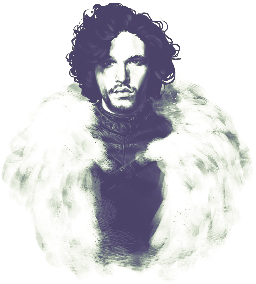 Gameof Thrones Warriorin Fur Cloak PNG Image