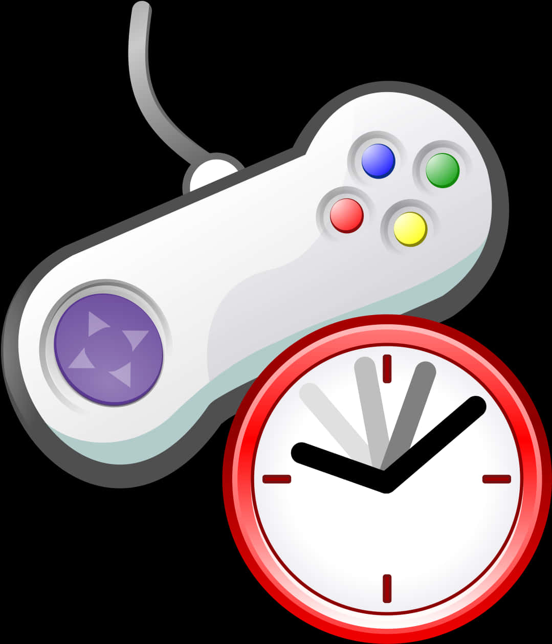 Gamepad Time Management Icon PNG Image