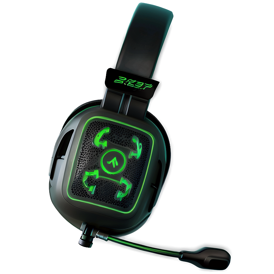 Gamer Headphones D PNG Image