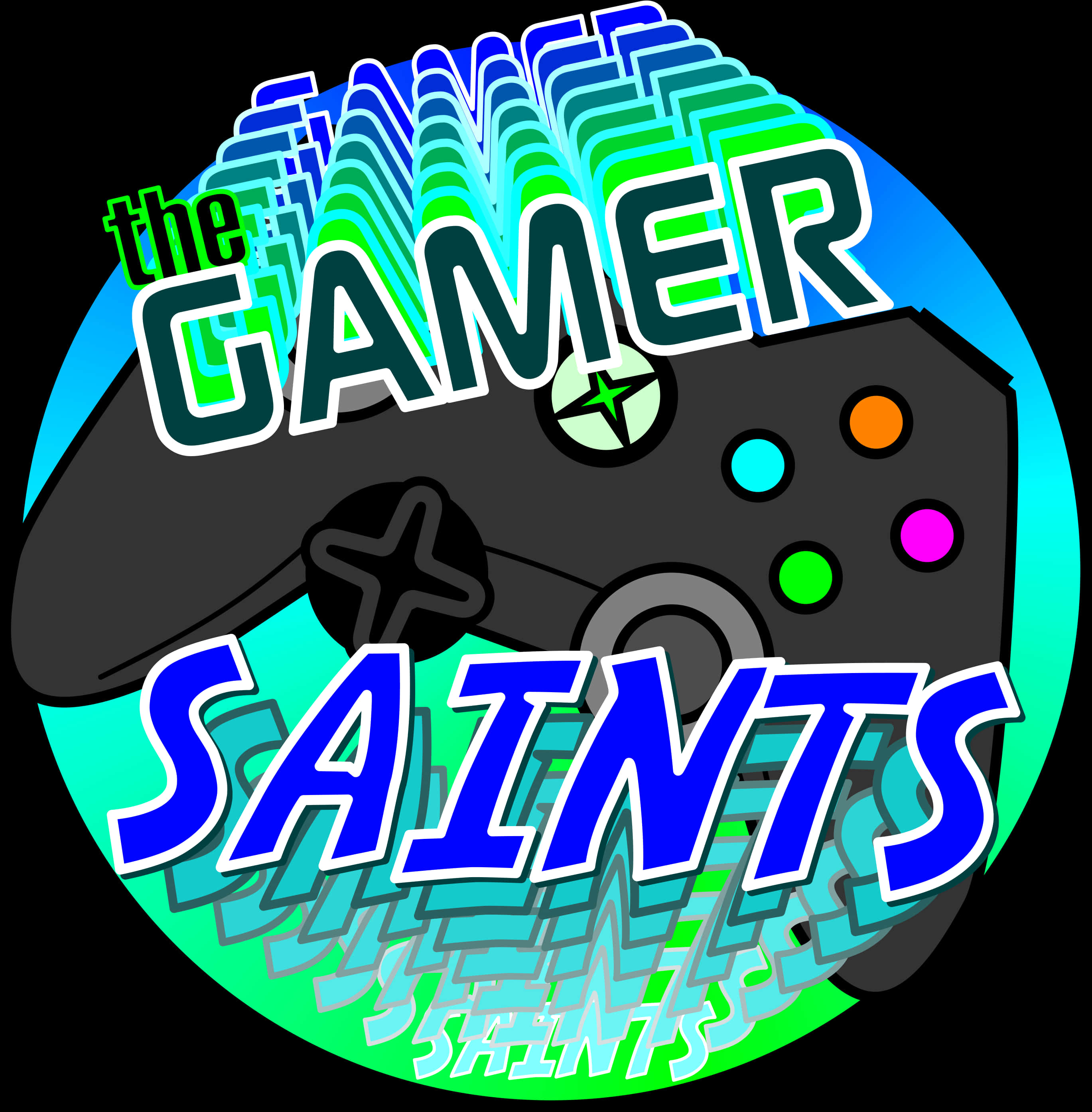 Gamer Saints Logo PNG Image