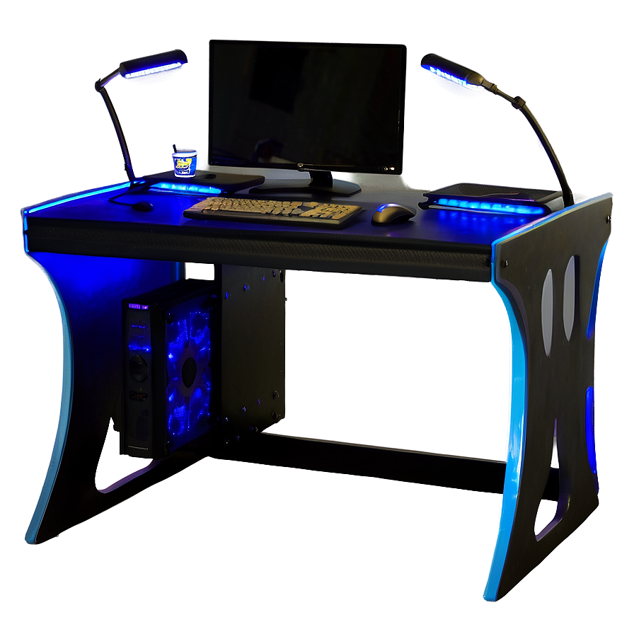 Gaming Desk With Storage Png 41 PNG Image