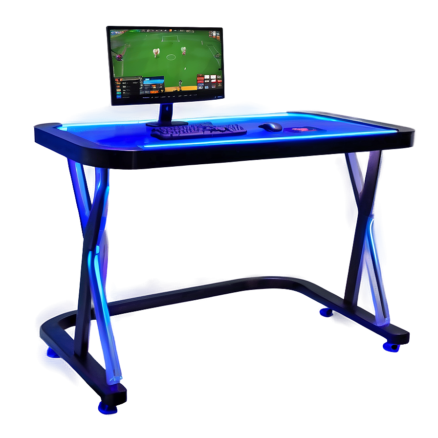 Gaming Desk With Storage Png Qpn79 PNG Image