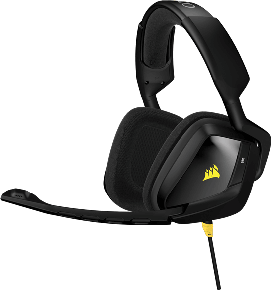 Gaming Headsetwith Microphone PNG Image