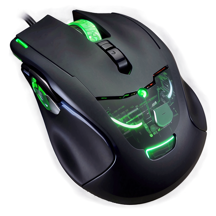 Gaming Mouse With Laser Sensor Png 7 PNG Image