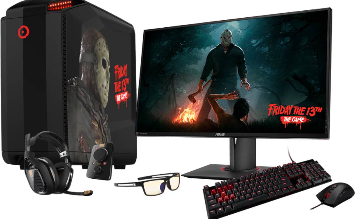 Gaming Setup Fridaythe13th PNG Image