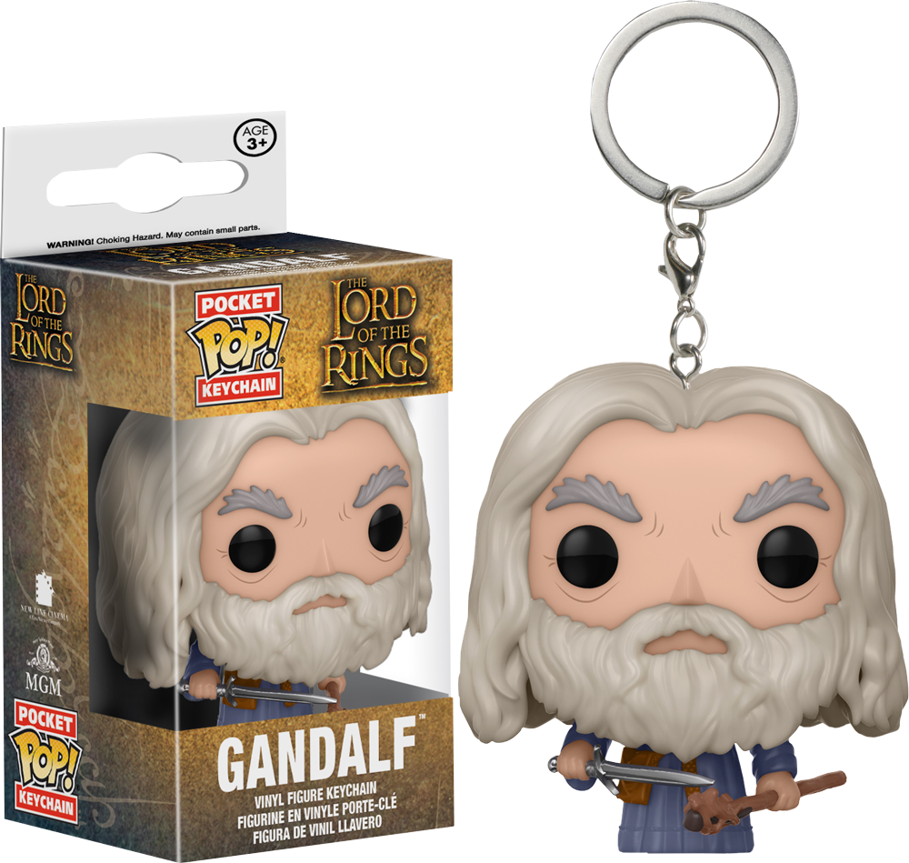 Gandalf Funko Pop Keychain PNG Image