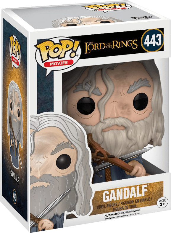 Gandalf Funko Pop Vinyl Figure PNG Image