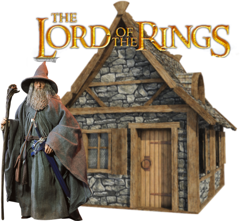 Gandalf Lordofthe Rings Hobbit House PNG Image