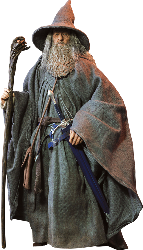 Gandalfthe Wizard Full Length Portrait PNG Image