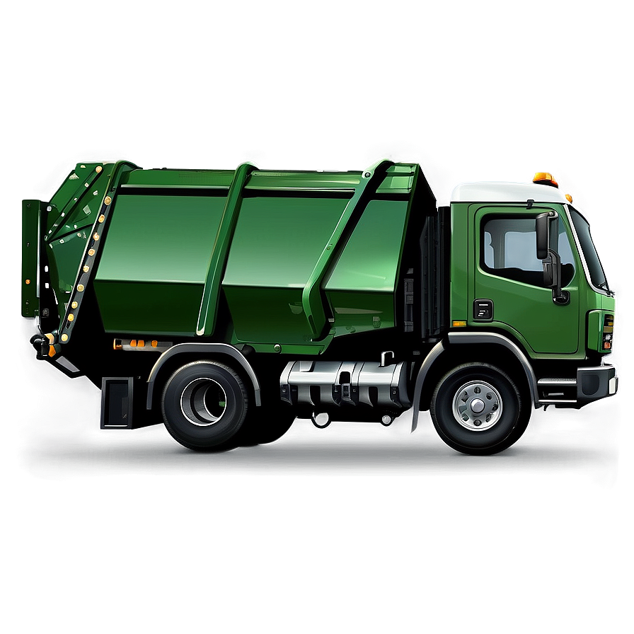 Garbage Truck Art Png Igo PNG Image