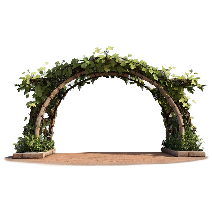 Garden Archwaywith Vines.png PNG Image