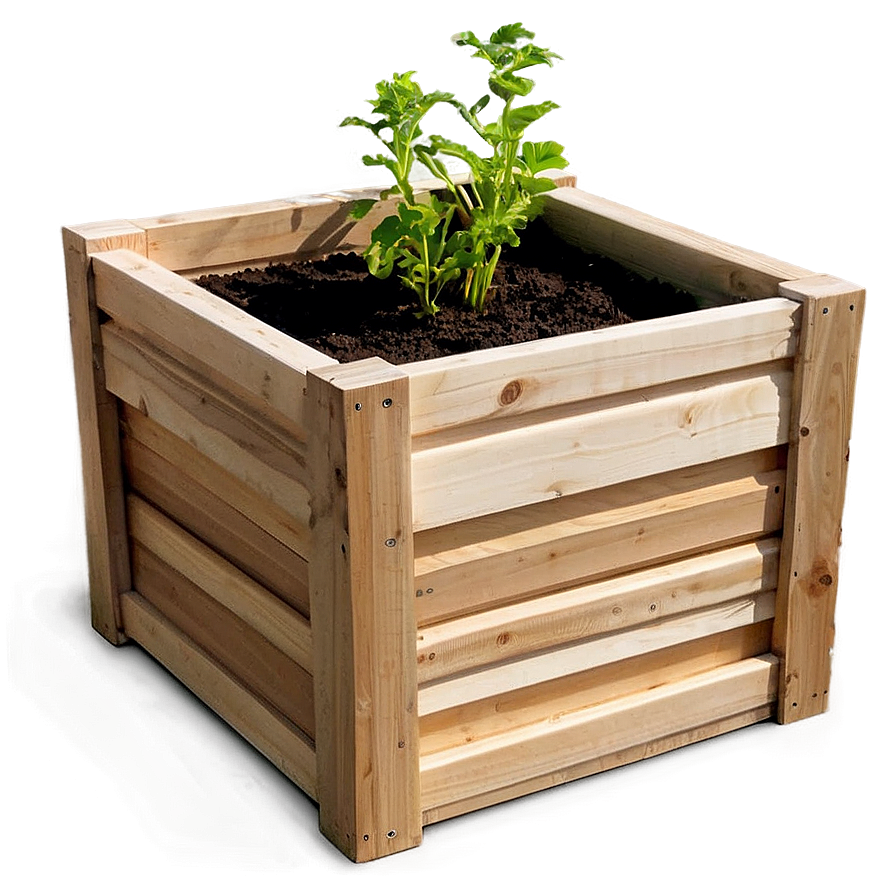 Garden Box Planter Png 06282024 PNG Image