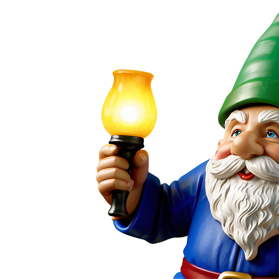 Garden Gnome With Lantern Png Iuj73 PNG Image