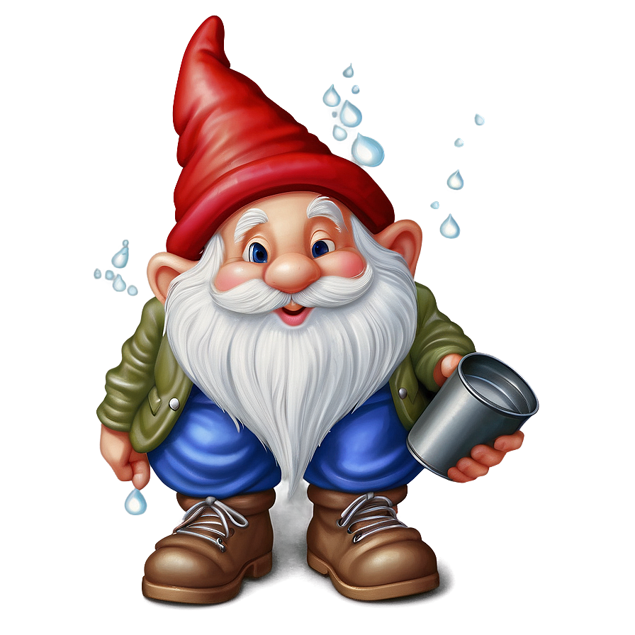 Garden Gnome With Watering Can Png Rio62 PNG Image