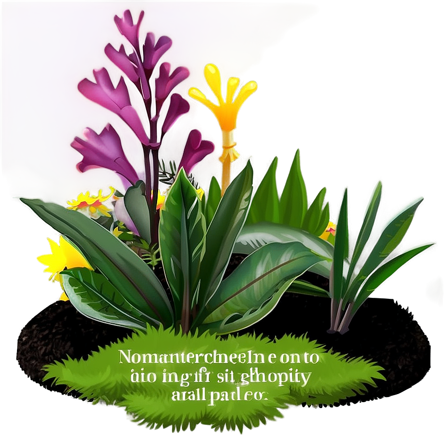 Garden Plants Png Ajk PNG Image