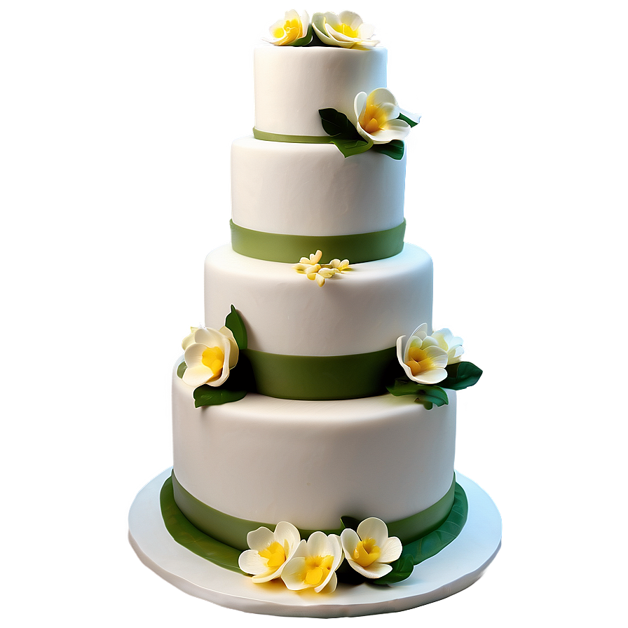 Garden Wedding Cake Png 06122024 PNG Image