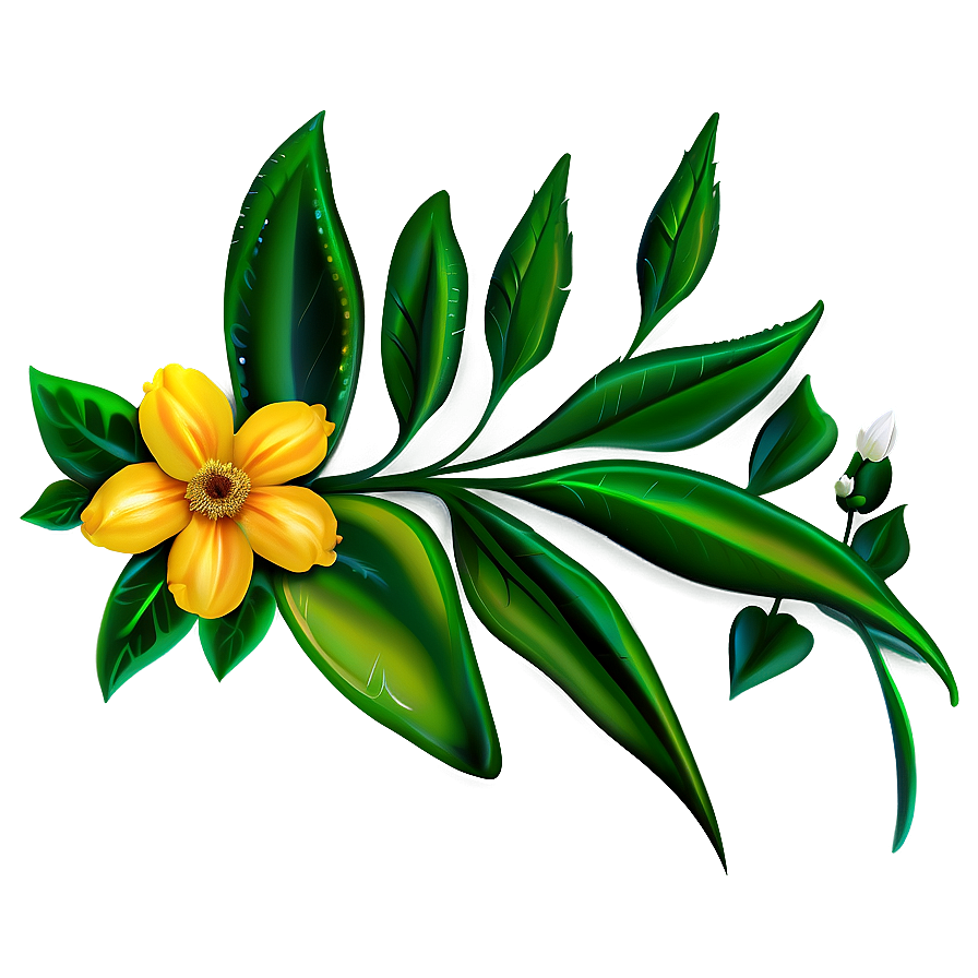 Garden Yellow Flowers Png Fjj31 PNG Image