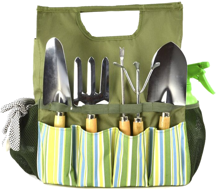 Gardening Tool Organizer Bag PNG Image