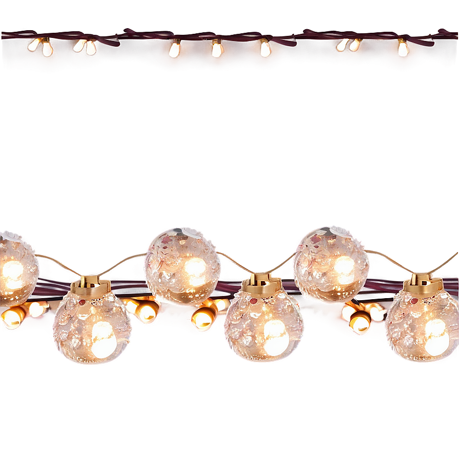 Garland Christmas String Lights Png 11 PNG Image