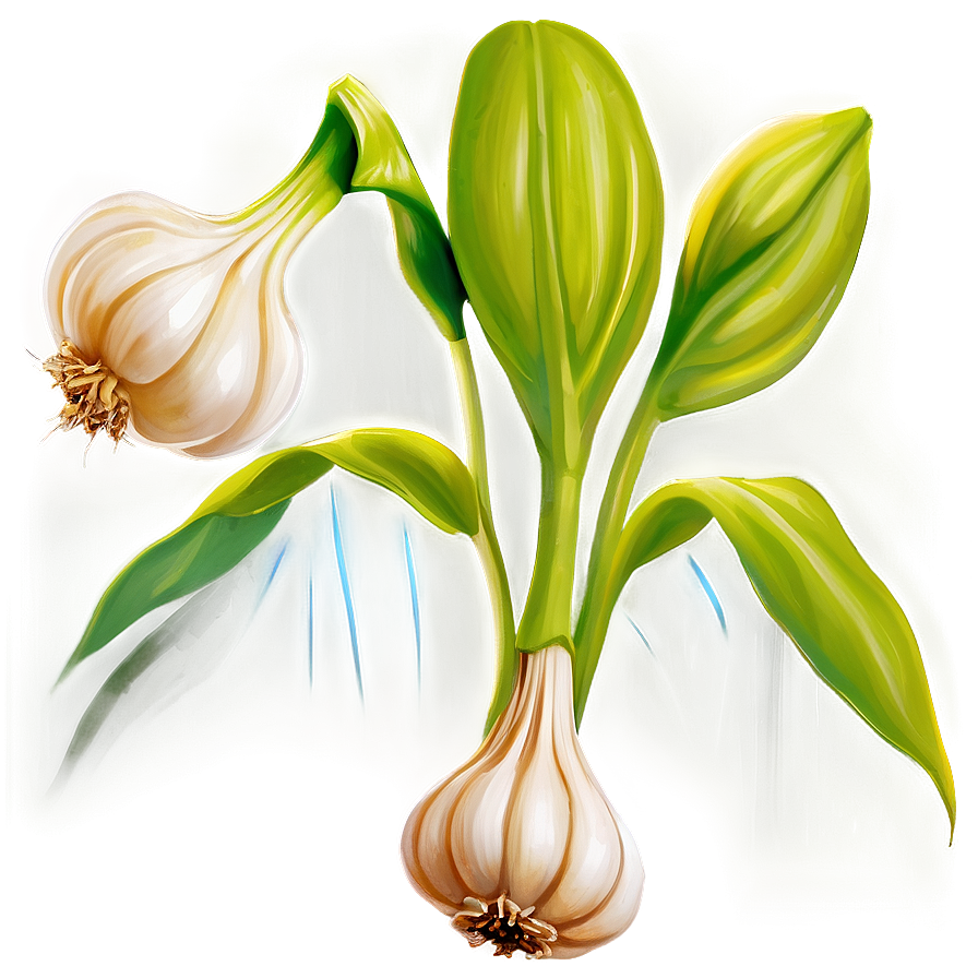 Garlic Plant Png 05242024 PNG Image