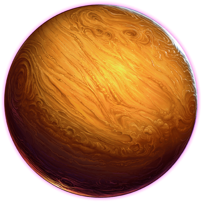 Gaseous Planet Texture PNG Image