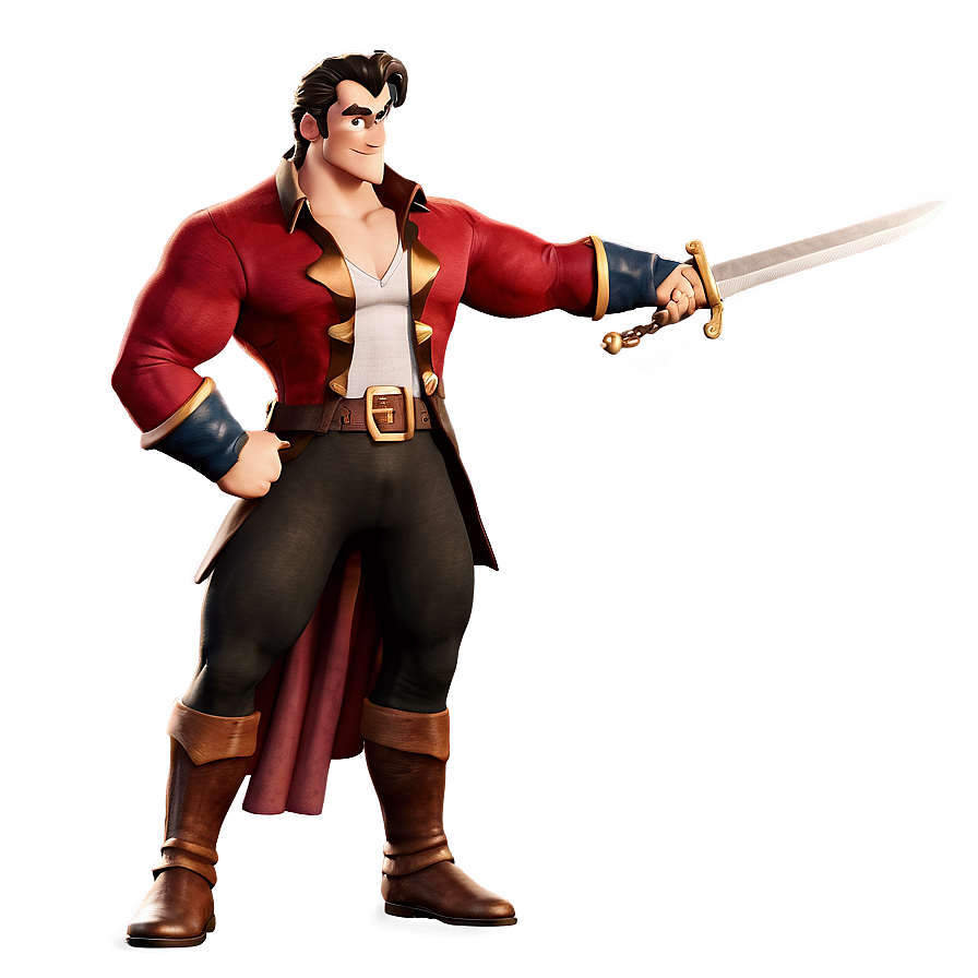 Gaston With Sword Png 3 PNG Image