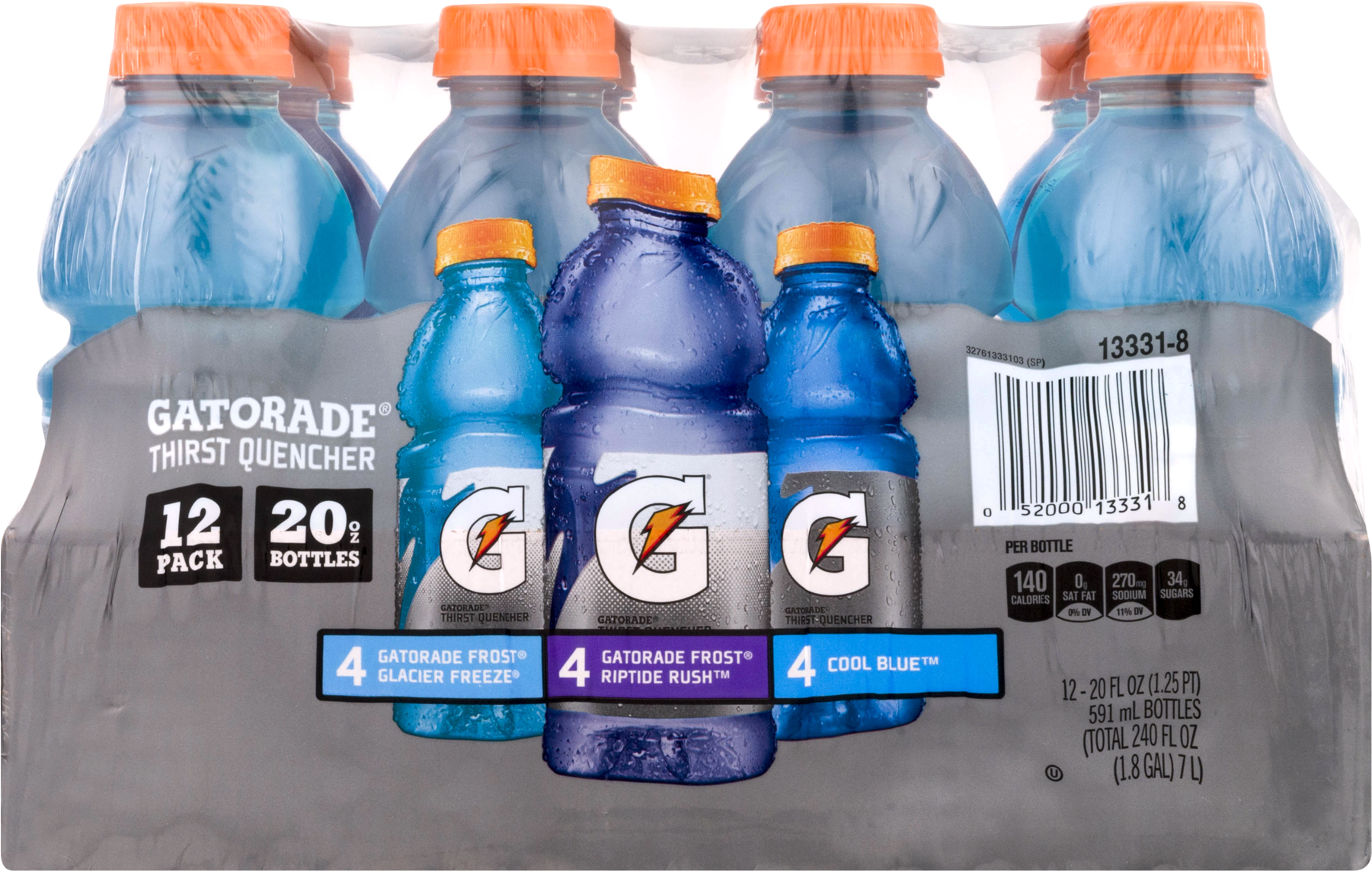 Gatorade Bottle Pack Plastic Wrapping PNG Image