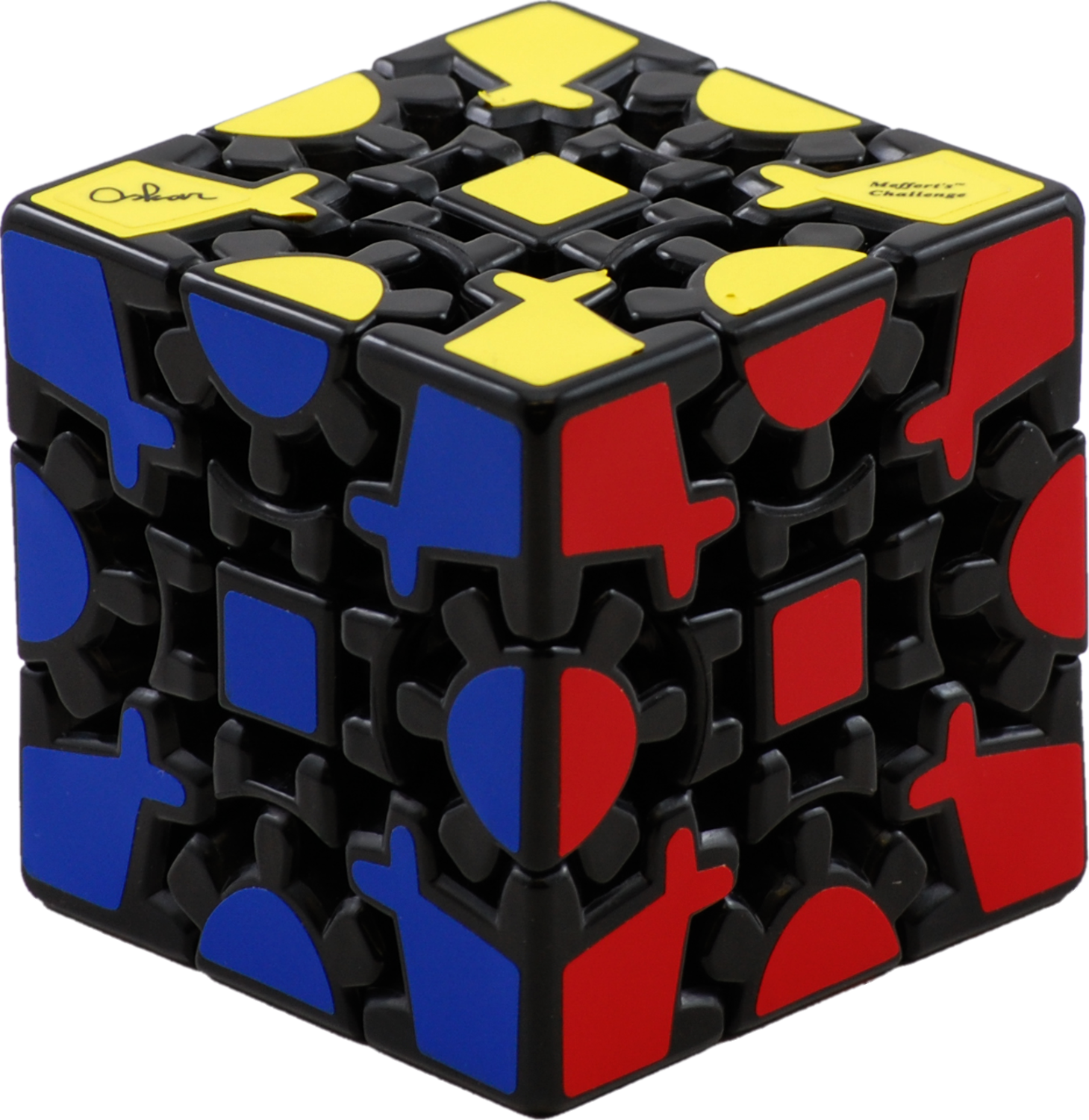 Gear Cube Puzzle Complexity PNG Image