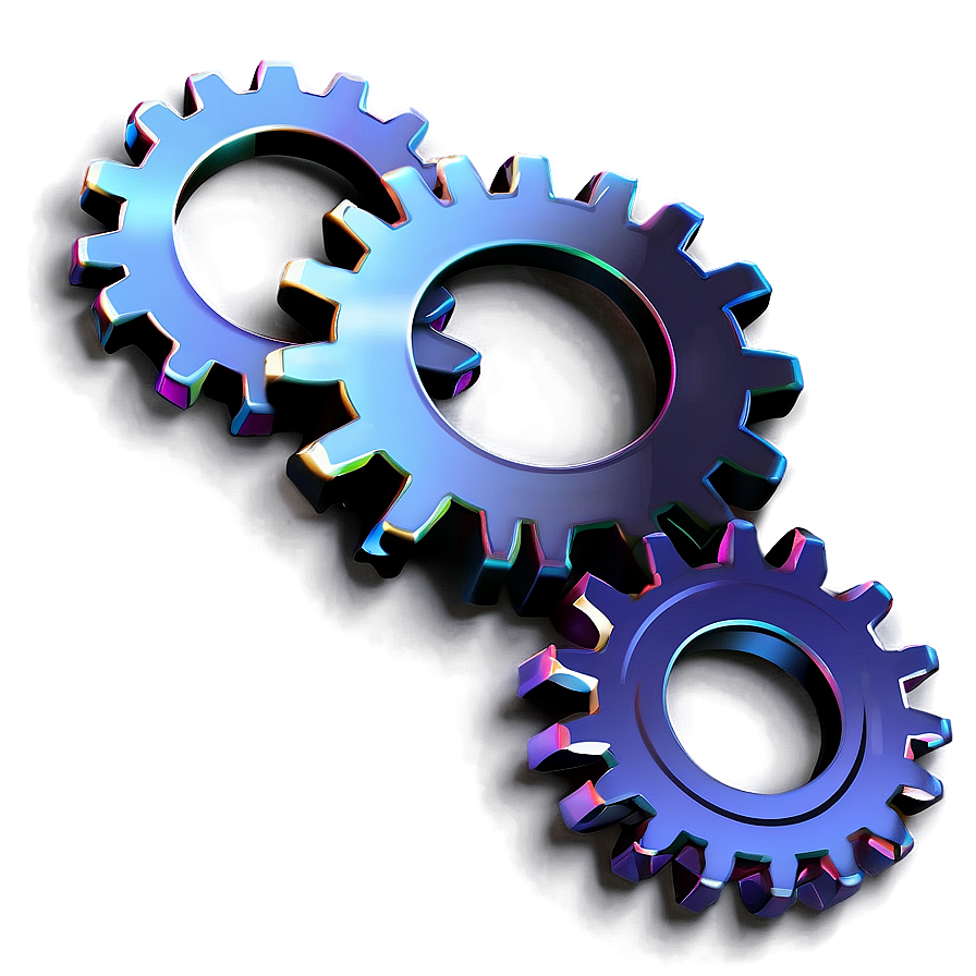 Gear In Circle Icon Png Pqx PNG Image