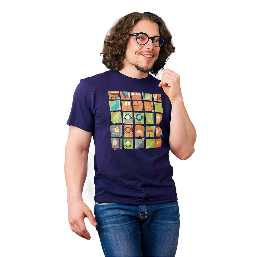 Geek Culture T-shirt Pattern Png Rnc PNG Image