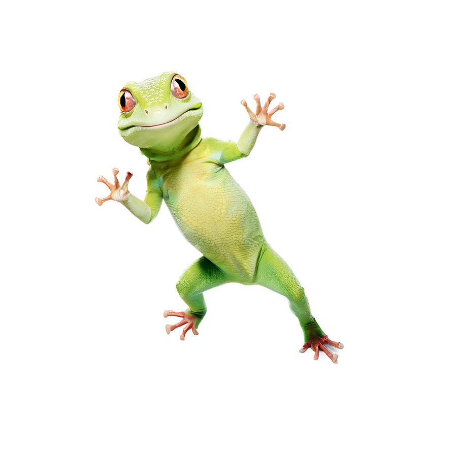 Geico Gecko Fun Fact Pose Png 84 PNG Image