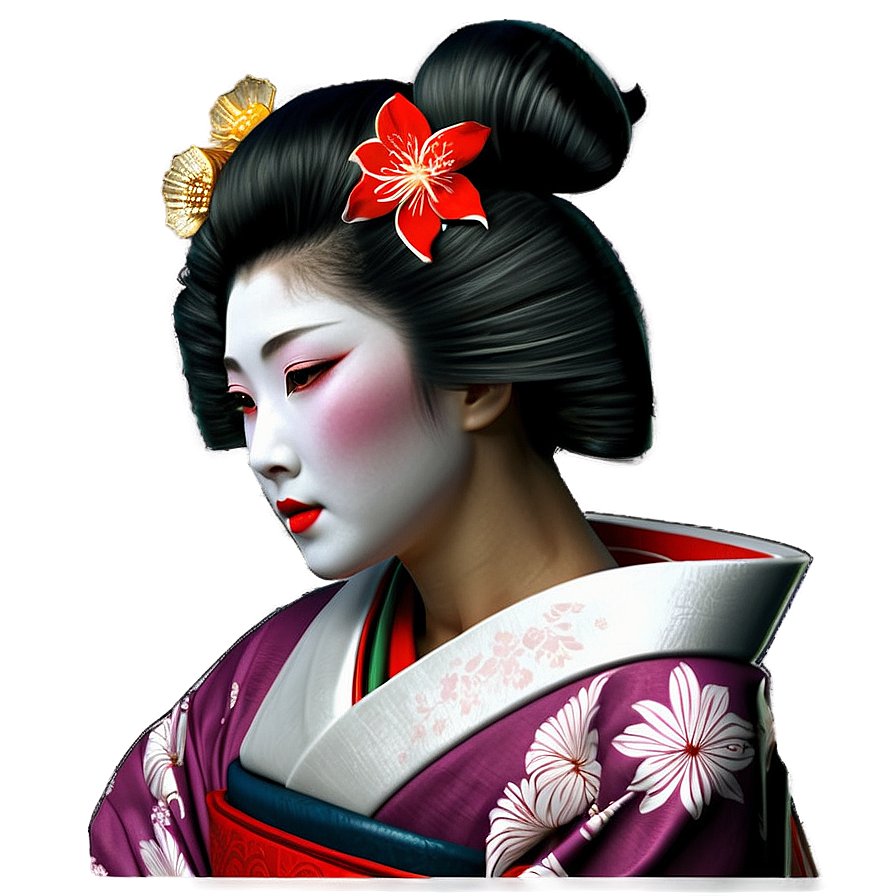 Geisha Japan Png Rth PNG Image