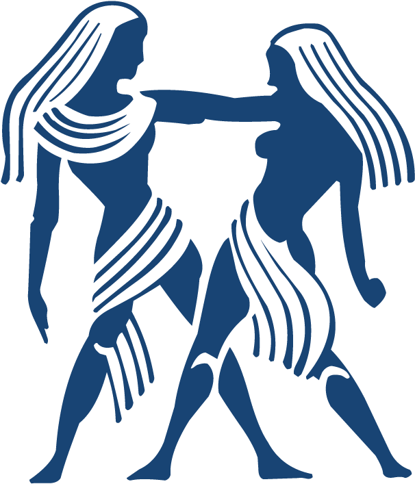 Gemini Zodiac Symbol Graphic PNG Image