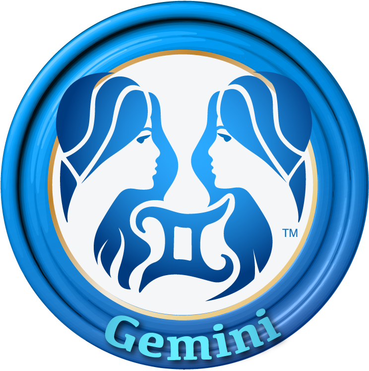 Gemini Zodiac Symbol Logo PNG Image