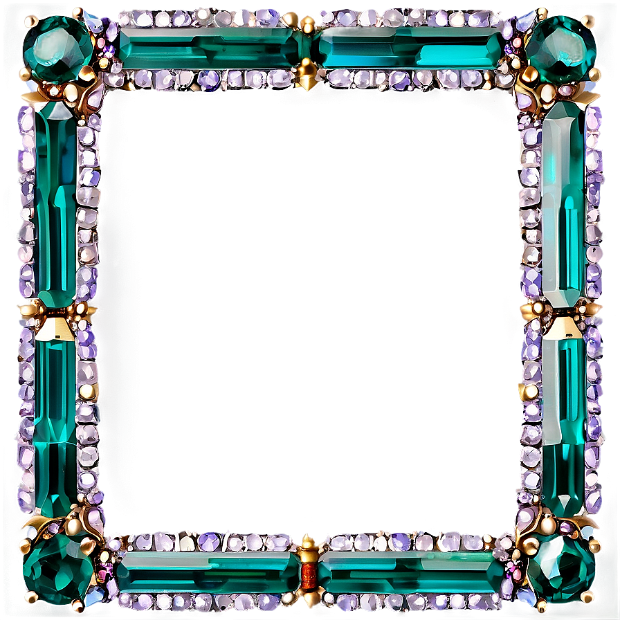 Gemstone Photo Frame Png 48 PNG Image